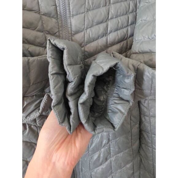 The North Face Women's Puffer Long Coat Gray Grey Size M - Picture 6 of 12